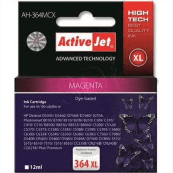 ActiveJet kompatibilna kartuša HP 364 XL, magenta (CB324EE)