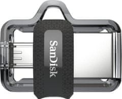 SanDisk USB ključ Ultra Dual, 64GB, microUSB (SDDD3-064G-G46) - odprta embalaža
