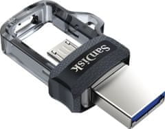 SanDisk USB ključ Ultra Dual, 64GB, microUSB (SDDD3-064G-G46) - odprta embalaža