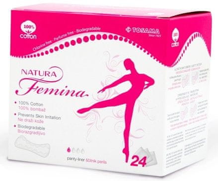 TOSAMA Natura Femina vložki, pantyliner, 24 kosov/12