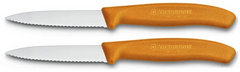 Victorinox nož za zelenjavo (6 7636 L119B), 2 kosa, oranžen