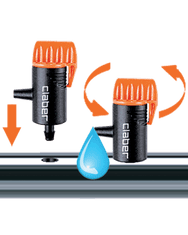 Claber kapljalnik končni nastavljiv, 0-6 l/h, 10/1 (91209)