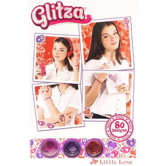 Glitza nalepke Tattoo Set Art - Little Love 50213