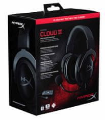 HyperX slušalke z mikrofonom HyperX Cloud II, metal črne - odprta embalaža