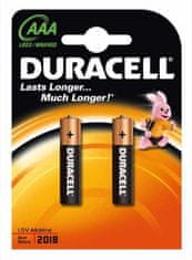 Duracell baterija Basic AAA/BL2, 2 kosa