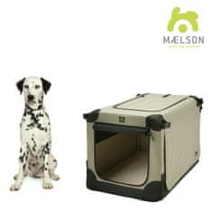 Maelson Soft Kennel transporter, črn/bež, velikost 82