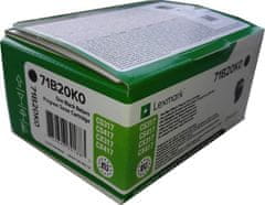 Lexmark toner 71B20K0, črn