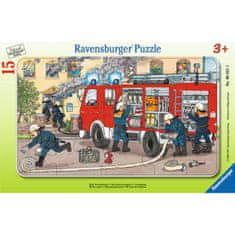 Ravensburger sestavljanka Gasilci gasijo, 15 delov (6321)