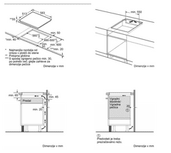 Bosch PIE645FB1E indukcijska kuhalna plošča