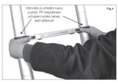 G21 aluminijasta teleskopska lestev GA-TZ11-3