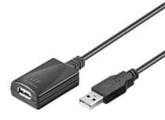 Goobay USB 2.0 podaljšek z ojačevalnikom A->A 5 m