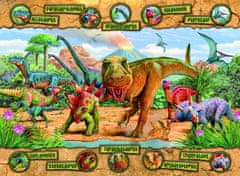 Ravensburger sestavljanka dinozavri, 100 delov