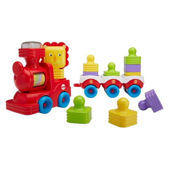 Fisher-Price vlak levček s sestavljivimi vagoni