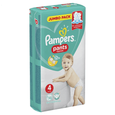 Pampers hlačne plenice Pants 4 Maxi (9-15 kg) Jumbo Pack 52 kosov