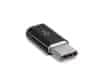 Adapter Micro USB tipa C, črn