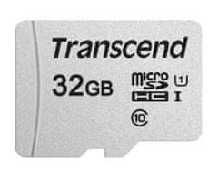 Transcend microSDHC pomnilniška kartica 300S, 32 GB, 95/45 MB/s, C10, UHS-I U3, V30