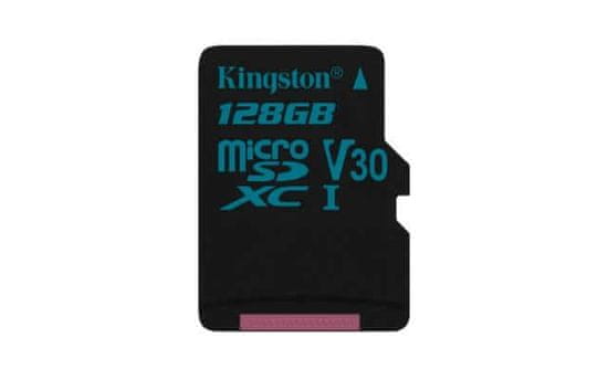 Kingston spominska kartica microSDXC 128GB Canvas Go