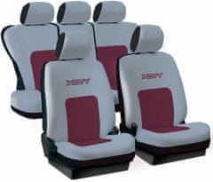 Harmony prevleke za sedeže X-City, sive-bordo