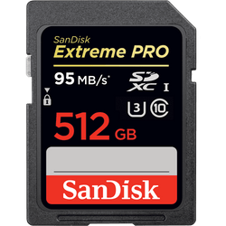 Pomnilniška kartica SDXC Extreme PRO, 512 GB, UHS-I