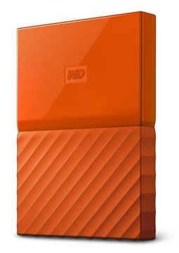 My Passport, 2 TB, USB 3.0, oranžen