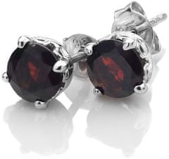 Hot Diamonds Srebrni uhani Hot Diamonds Anais Garnet AE001