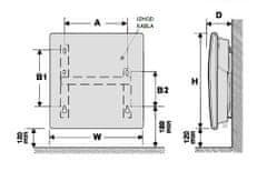 Thermor električni konvektorski grelec Evidence, 500W (10245)