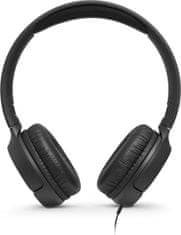 JBL naglavne slušalke Tune 500, črne - odprta embalaža
