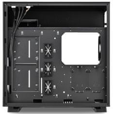 Sharkoon ohišje MIDI T ATX W/O PSU PURE STEEL BLACK, črno