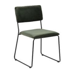 Design Scandinavia Jedilni stol Melodi (SET 2 kosa), zelen