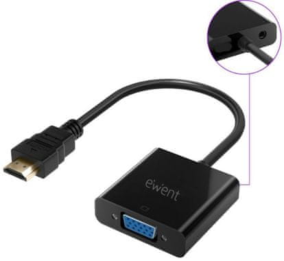 Adapter HDMI v VGA EW9864