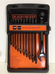 Black+Decker BDHT0-71618V kombinirani ključi kromiran set, 11 kosov