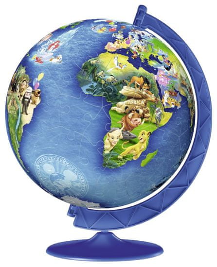 Ravensburger sestavljanka Disney Globus