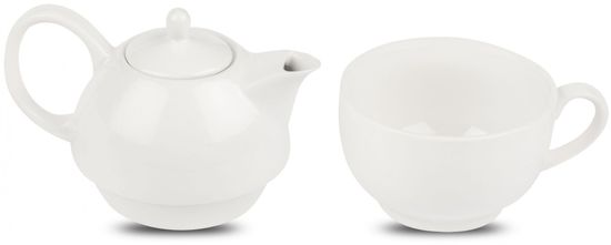 TimeLife čajni komplet iz porcelana, 2 kosa