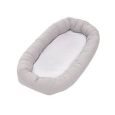 BabyDan Cuddle Nest dojenčkovo gnezdo, Light grey