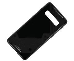 Glass silikonski ovitek za Samsung Galaxy S10 G973 - črn