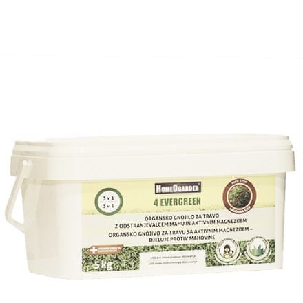 HomeOgarden organsko gnojilo za travo 4 Ever Green Mah Stop, 5 kg