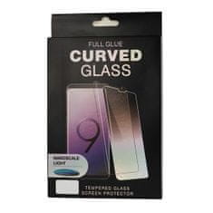 Premium steklo Full screen z UV premazom in lučko za Samsung Galaxy S10 Plus G975