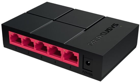 Mercusys MS105G, 5-port, Gigabit mrežno stikalo