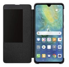 Huawei original preklopna torbica Smart View za Huawei Mate 20, črn z okenčkom