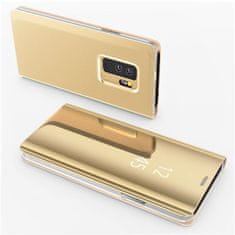 Onasi ovitek Clear View za Samsung Galaxy A50 A505, zlat