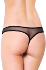 SoftLine Ženske erotične tangice 2441 black, črna, M/L