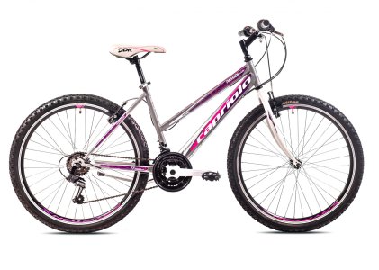 Capriolo MTB Passion L 26''/18HT, kolo, 17'', siva/roza