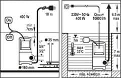 Flo Potopna črpalka 400 W 10000 l/h 10m 