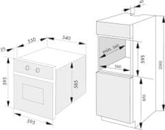 Amica ED37617X X-TYPE vgradna pečica (56921)