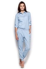 Figl Ženske overall hlače M314 light blue, svetlo modra, XL