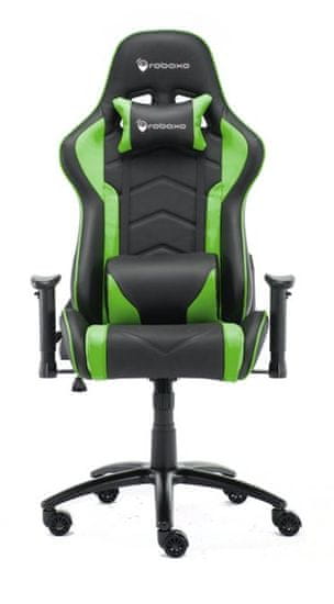 Robaxo Pro, gamerski stol, zelen - Odprta embalaža