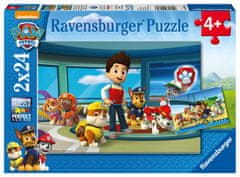 Ravensburger sestavljanka Tačke na patrulji, detektivi, 2 x 24 delov (5085)