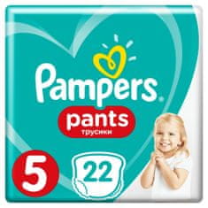 Pampers Pants 5 (12-17 kg) Carry Pack hlačne plenice, 22 kosov