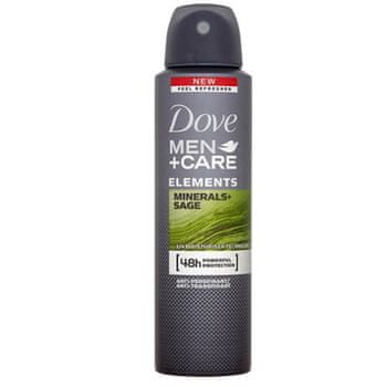 Dove Men + Care Elements Minerals+ Sage deodorant v razpršilu, 150ml