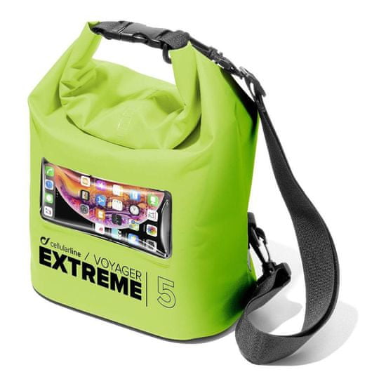 CellularLine Extreme vodotesna torbica, 5 l, limeta